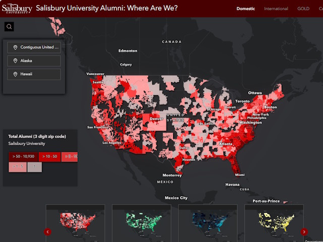 Alumni Heatmap