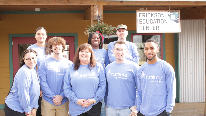 Group photo during leadership event