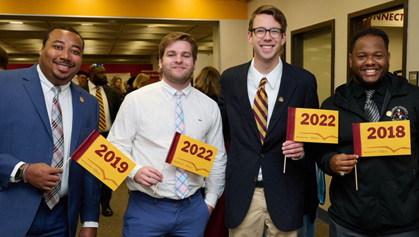 Graduates at the Lepre Inaugural event