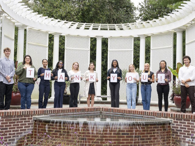 students spelling thank you