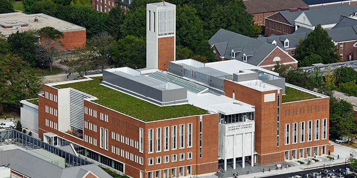 Guerrieri Academic Commons aerial photo