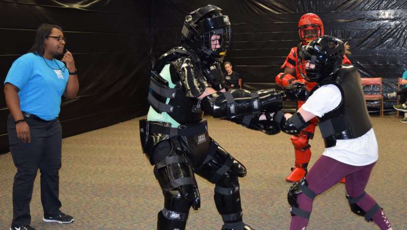 Trainee fights RAD instructor